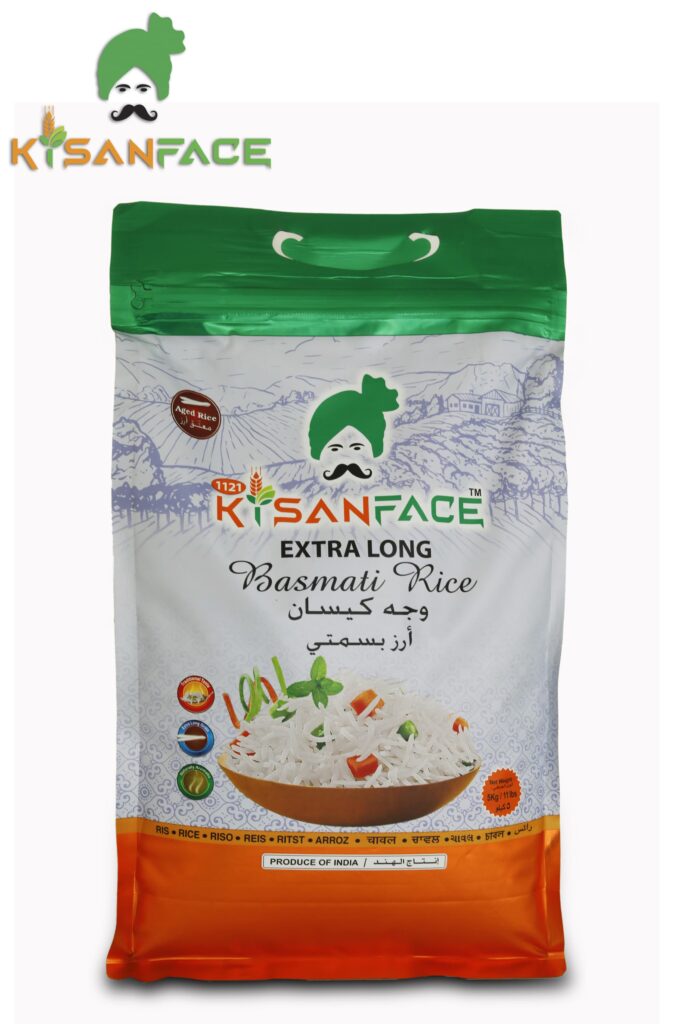 Kisan Face Extra Long Basmati Rice